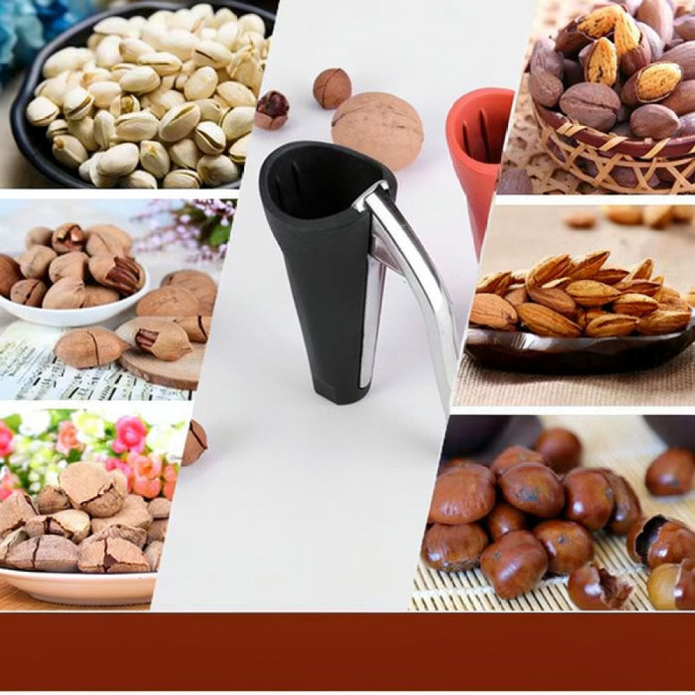 Kitchen Helper Gadgets - Schiaccianoci compatto in plastica, apribaracche, apricastagne,